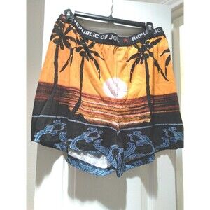 REPUBLIC OF JOE Men Size XL  Orange Autumn  Trunks/Boxer